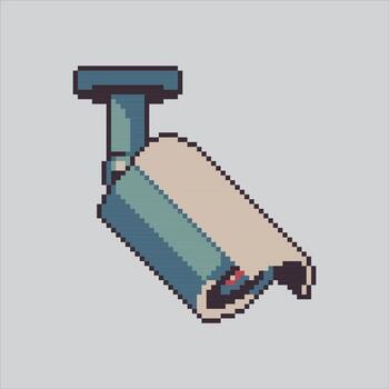 Pixel art illustration Security Camera. Pixelated Smart Camera. Smart Security Camera Tech Icon pixelated for the pixel art game and icon for website and game. old school retro. vector