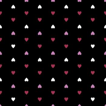 Seamless heart pattern minimalist, colorful background vector