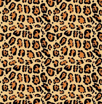 Seamless and Timeless Animal Print Leopard Pattern vector