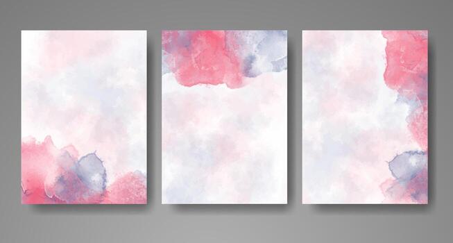 resumen acuarela modelo tarjetas, adecuado para fechas o fiestas. vector