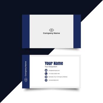 Simple business card Layout. creative modern name card and business card. Clean design. Corporate design template. Simple visiting card layout. creative modern name card. Clean minimal design. Unique vector