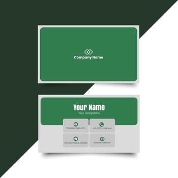 Simple business card Layout. creative modern name card and business card. Clean design. Corporate design template. Simple visiting card layout. creative modern name card. Clean minimal design vector