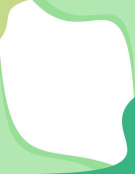 resumen antecedentes con un en forma de onda frontera en verde, presentando blanco Copiar espacio para texto o imágenes, gráfico ilustración imagen vector