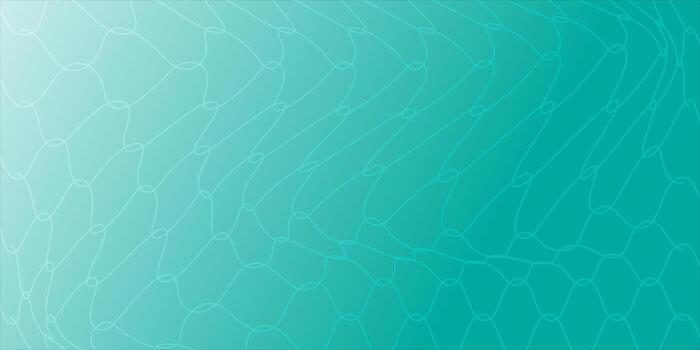 Abstract Teal Intertwined Line Pattern Design. vector