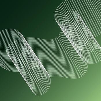 resumen digital ondulado línea textura o modelo antecedentes con moderno degradado fluir vector