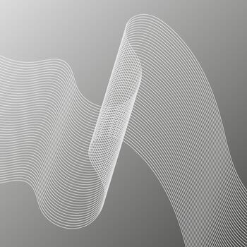 Modern Flowing Curve or wavy Line vector