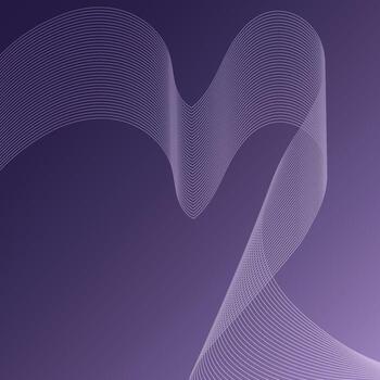 Minimal digital wavy line texture or pattern vector