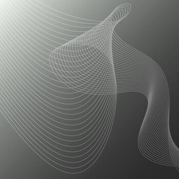 Abstract digital wavy line texture or pattern background with modern gradient flowing vector