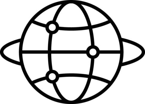 Internet Outine Icon vector