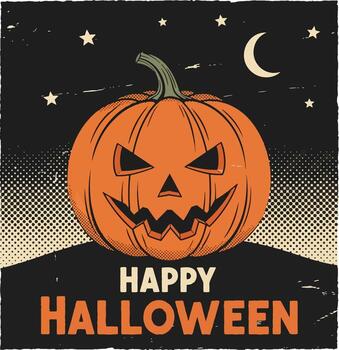 miedoso celestial acortar Arte con un de miedo antecedentes. esta festivo Víspera de Todos los Santos modelo y escalofriante antecedentes es un Siniestro modelo para un invitación evocando temor y misterio vector