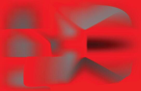 Abstract Red and Gray Gradient Shapes with Soft Edges illustration vector