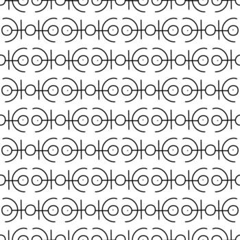 pattern, linear ornament of the first American settlers, Indians. repeating seamless texture from the symbolic designation of the sun, moon, and solar eclipse. Relief texture. American Indian symbols vector