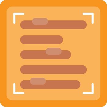 Alignment Text Option vector