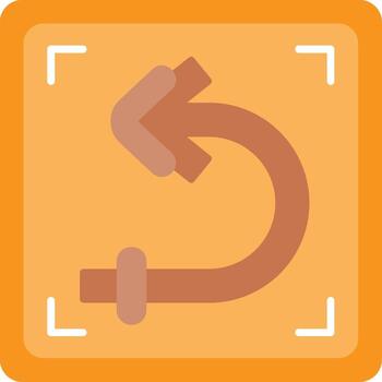 Undo Action Button Reverse vector