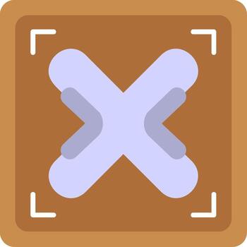 Delete File Button vector