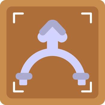 Merge File Action Icon vector