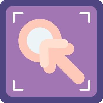 ratón hacer clic acción vector