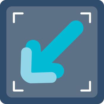 Bottom Left Corner vector