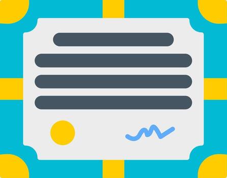 Certificación formación programa icono vector