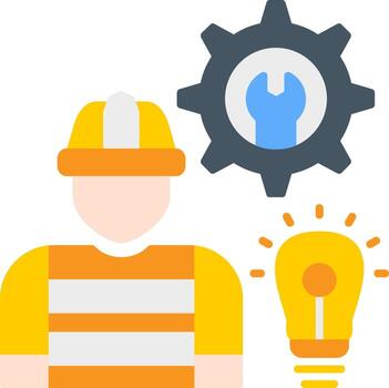 Practices Work Procedures Icon vector