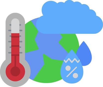 clima cambio efecto vector