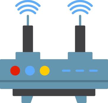 inalámbrico Wifi enrutador red vector