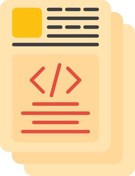 guión archivo documento vector