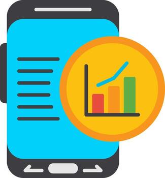 bar gráfico grafico Estadísticas vector