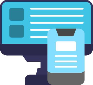 Responsive Design Layout vector