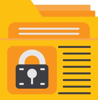 Secure Folder Directory vector