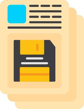 Save File Button vector