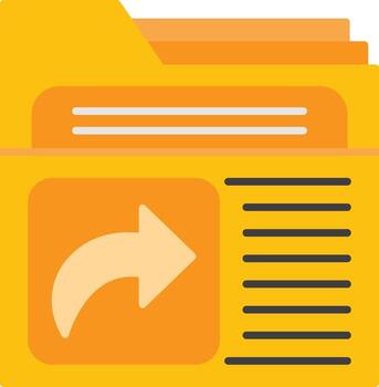 enviar archivo documento icono vector