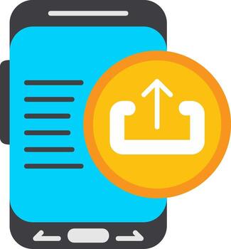 Upload File Document vector