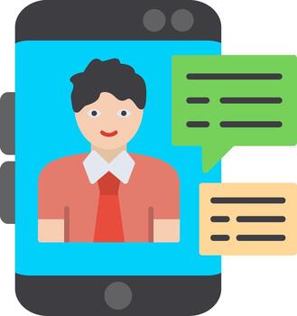 Online Interview Virtual Session vector