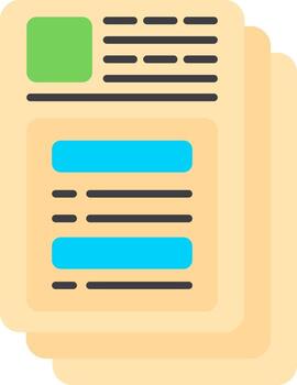 File Document Item Sheet vector