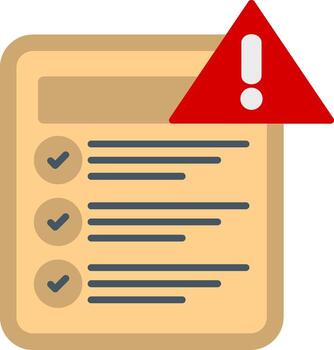 Guidelines Instruction Manual Icon vector