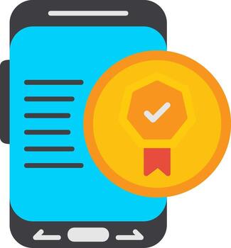 Certificate Document File vector