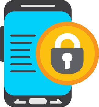 Lock Security Device vector