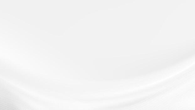 A minimalist and elegant abstract background with a soft white silk wave. vector
