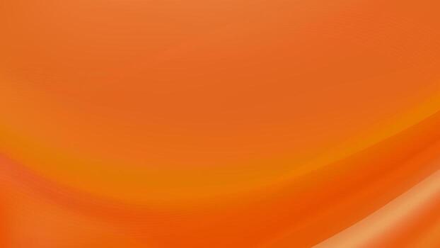 A vibrant abstract background with a smooth, flowing tangerine hue. vector