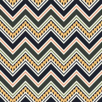 Tribal striped seamless pattern. Aztec geometric background. Can be used in textile design, web design for making of clothes, accessories, envelopes, backpacks, decorative paper, wrapping, etc. vector