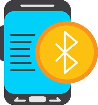 Bluetooth conexión dispositivo icono vector