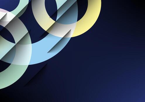 anillo resumen antecedentes circulo volador, geométrico degradado forma vector