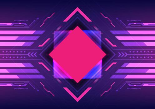 Abstract background hitech design. Digital communication technology futuristic interface. Innovative led light computer button vector