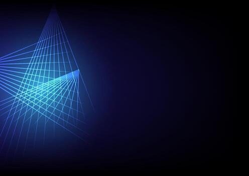 Abstract shape line networking technology concept. Geometric background internet wave signal vector