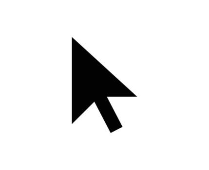 Computer Mouse Pointer Icon Cursor Arrow Symbol Design Illustration vector