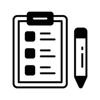 An amazing checklist icon, task management, shopping lists, and planning concept., vector