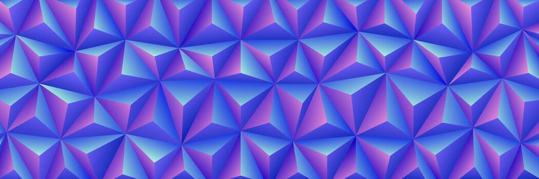 abstract geometric pattern with vibrant gradient colors creating dynamic sharp 3d effect vector