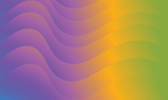 Abstract Wavy Gradient Background vector