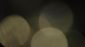 Dynamic bokeh light effects create a striking abstract background perfect for transitions and overlays, enhancing the visual experience with soft blur and glowing circles of light video